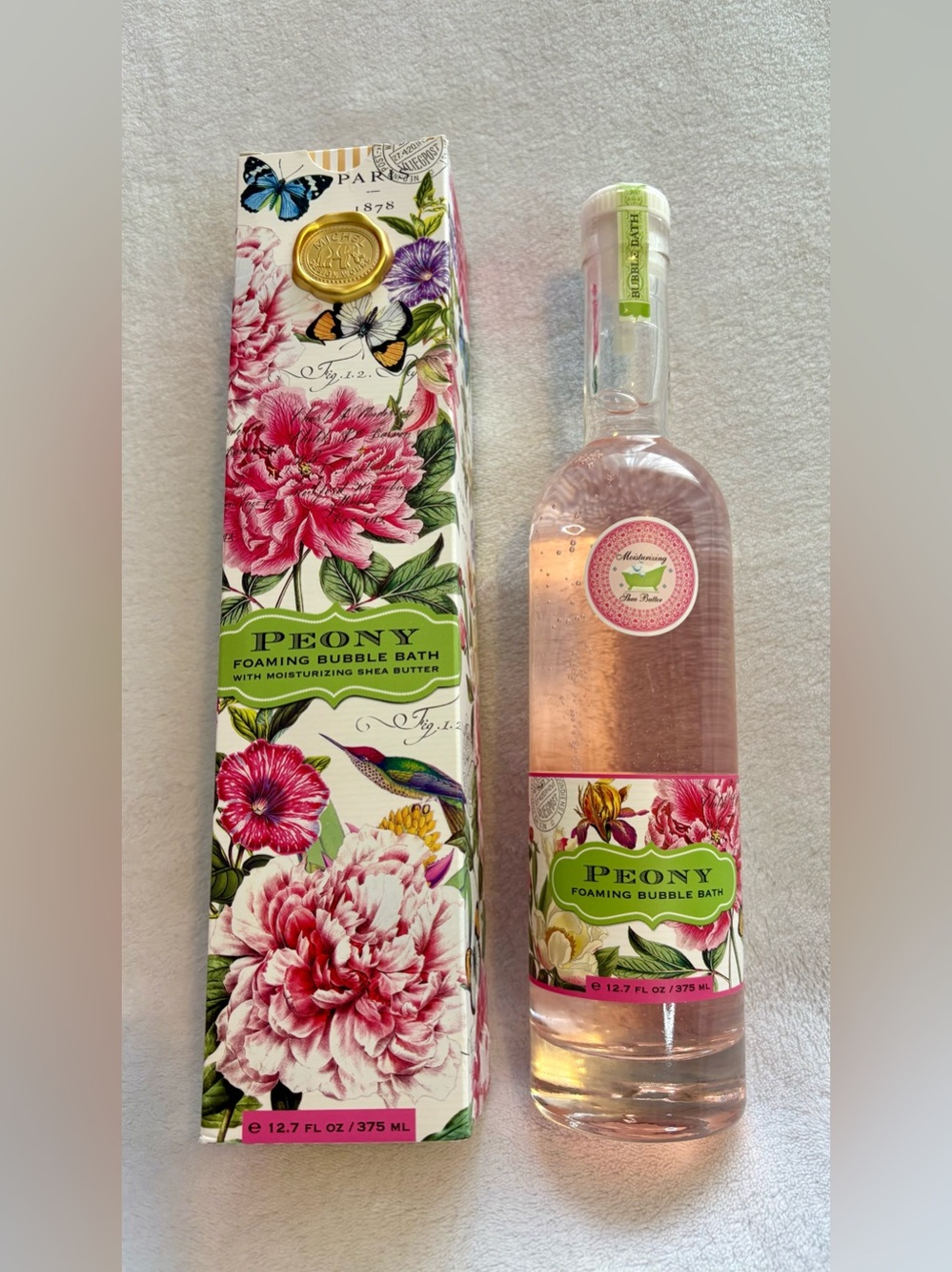 Michel Design Works Peony Foaming Bubble Bath - Pink Floral